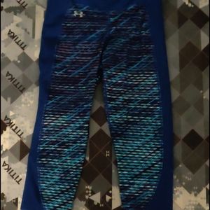 Under Armour Blue Capri